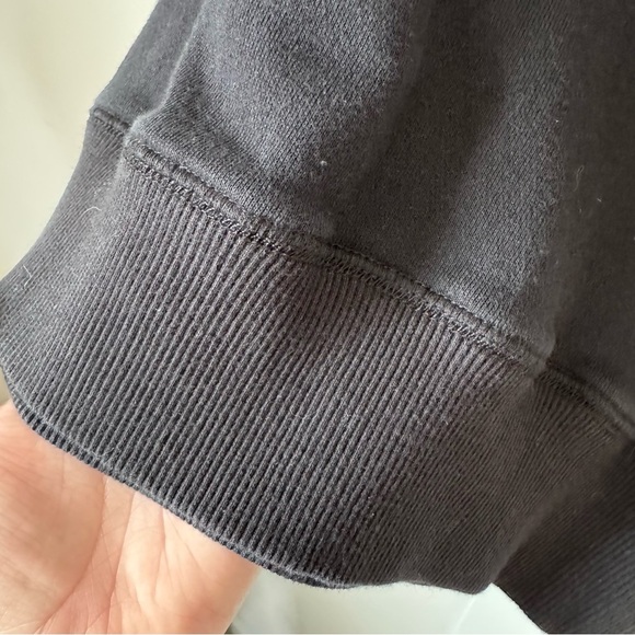 Rebecca Minkoff Black Janine Sweatshirt Size XS Crew Neck Ruffle Feminine Fall - Picture 10 of 16